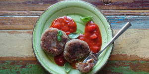 Beitragsbild des Blogbeitrags Polpette di melanzane 