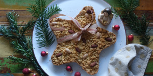 Beitragsbild des Blogbeitrags XL Weihnachts – Stern zum Knuspern