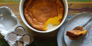 Beitragsbild des Blogbeitrags Kürbis – Soufflé 