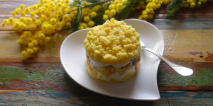 Beitragsbild des Blogbeitrags Torta Mimosa “a modo mio”