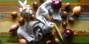 Beitragsbild des Blogbeitrags „Des Osterhasen Zwiebel – Liebe