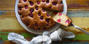 Beitragsbild des Blogbeitrags Himbeer – Bananen – Kuchen