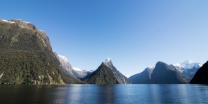 Beitragsbild des Blogbeitrags Sonnenschein am Milford Sound 