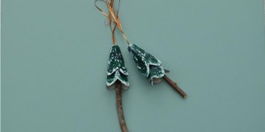 Beitragsbild des Blogbeitrags Weihnachtsbäume basteln