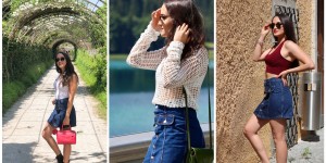 Beitragsbild des Blogbeitrags 1 Jeansrock – 3 verschiedene Looks!