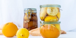 Beitragsbild des Blogbeitrags DIY Reinigungsmittel mit Zitrusfrüchten