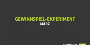 Beitragsbild des Blogbeitrags Gewinnspiel-Experiment: Das war der März 