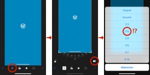 Beitragsbild des Blogbeitrags iOS-Tipp: Aus Hochformat-Foto ein Querformat mit festem Seitenverhältnis ausschneiden