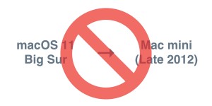 Beitragsbild des Blogbeitrags Kein macOS 11 Big Sur mehr für meinen Mac mini (Ende 2012) – was nun?