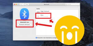 Beitragsbild des Blogbeitrags Mac: Bluetooth aktivieren ohne Maus