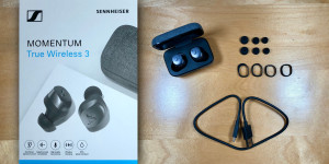 Beitragsbild des Blogbeitrags Sennheiser Momentum True Wire­less 3 – Test: Im Gerangel um den Spitzenplatz 