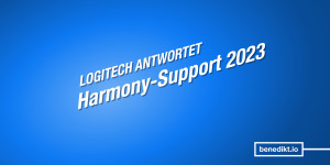 Beitragsbild des Blogbeitrags Logitech-Harmony-Support 2023: Antwort von Logitech