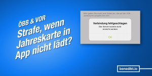 Beitragsbild des Blogbeitrags ÖBB-Jahreskarte (VOR) digital: Digitalisierung nicht zu Ende gedacht