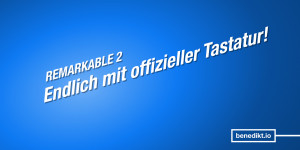 Beitragsbild des Blogbeitrags Remarkable 2 bekommt mit Type Folio offizielles Tastatur-Cover