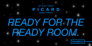 Beitragsbild des Blogbeitrags »Star Trek: Picard« Staffel 3, Folge 8 – Kritik: Ready for the Ready Room