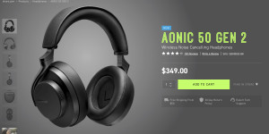 Beitragsbild des Blogbeitrags Shure AONIC 50 Gen 2! Mit 45h Akku, aptX Adaptive, Hybrid-ANC & Spatial Audio
