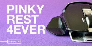 Beitragsbild des Blogbeitrags Maus mit Fingerauflage: 4 kabellose Mäuse mit Pinky Rest