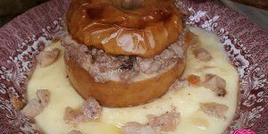 Beitragsbild des Blogbeitrags Bratapfel mit Nussfülle 