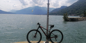 Beitragsbild des Blogbeitrags Mit Wohnmobil und Bike am Comer See 