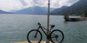 Beitragsbild des Blogbeitrags Mit Wohnmobil und Bike am Comer See