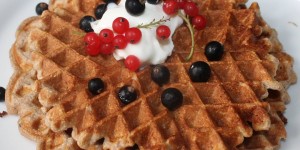 Beitragsbild des Blogbeitrags Vanilla cinnamon waffles 