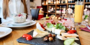 Beitragsbild des Blogbeitrags Frühstück im Buongustaio am Garnmarkt in Götzis