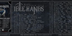 Beitragsbild des Blogbeitrags Idle Hands – Tourankündigung – Europatournee 