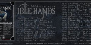 Beitragsbild des Blogbeitrags Idle Hands – Tourankündigung – Europatournee