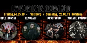 Beitragsbild des Blogbeitrags Gewinnspiel – ROCKNIGHT Salzburg & Kufstein –  je 2 Tickets+CD 