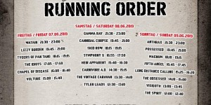 Beitragsbild des Blogbeitrags Rock Hard Festival 2019 – Running Order – News 