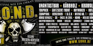 Beitragsbild des Blogbeitrags G.O.N.D. – Ein Festival wie ein Orkan 11.-14.07.19 Kreuth-Rieden, Süddeutschland