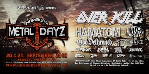 Beitragsbild des Blogbeitrags Hamburg Metal Dayz – 20. und 21.09.2019 – Vorankündigung 