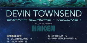 Beitragsbild des Blogbeitrags Devin Townsend – Empath Europe Volume 1 Tour – Ankündigung 
