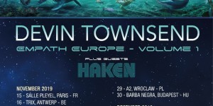Beitragsbild des Blogbeitrags Devin Townsend – Empath Europe Volume 1 Tour – Ankündigung