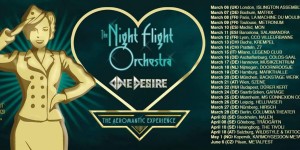 Beitragsbild des Blogbeitrags The Night Flight Orchestra auf „Aeromantic Experience Tour“   – Tourankündigung 2020 