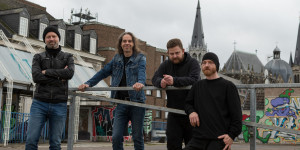 Beitragsbild des Blogbeitrags Johnny Rocky and the Weekend Warriors mit neuer Single School Work Death