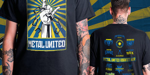 Beitragsbild des Blogbeitrags European Metal Festival Alliance will der Ukraine mit einem ‘METAL UNITED Charity Shirt helfen 