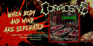 Beitragsbild des Blogbeitrags Corrosive: „Death As A Process“ erscheint im Juni – Erste Single online