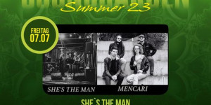 Beitragsbild des Blogbeitrags SHE´S THE MAN & MENCARI im Soundgarden der ((szene)) Wien