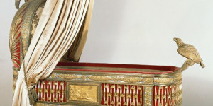 Beitragsbild des Blogbeitrags Das Thron-Wiegenbett des Königs von Rom