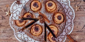 Beitragsbild des Blogbeitrags Bratapfelkuchen – das perfekte Rezept für Weihnachten!
