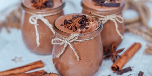Beitragsbild des Blogbeitrags The best healthy vegan chocolate mousse (with Aquafaba)