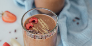 Beitragsbild des Blogbeitrags Aphrodisiac smoothie with cacao and cinnamon 