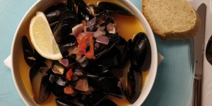 Beitragsbild des Blogbeitrags Cozze in porchetta – Muscheln in Fenchelsud