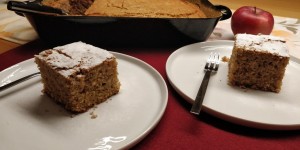 Beitragsbild des Blogbeitrags Becherkuchen mit Buchweizen, Kokos und Apfel 