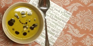 Beitragsbild des Blogbeitrags Kürbis-Gewürz-Suppe 
