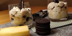 Beitragsbild des Blogbeitrags Bananen-Eierlikör-„Tiramisu“