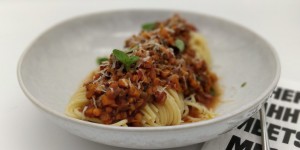 Beitragsbild des Blogbeitrags Vegetarische Bolognese