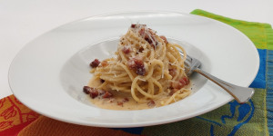 Beitragsbild des Blogbeitrags Spaghetti alla Carbonara „della casa“