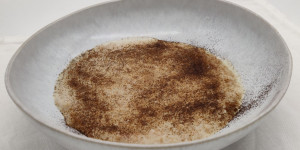 Beitragsbild des Blogbeitrags Orzotto | Buttermilch | Bergkäse | Chicorée